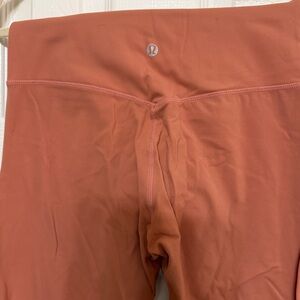 lululemon athletica Orange Leggings